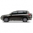 Накладки на задний бампер Toyota RAV4 2009-2010 длинная база